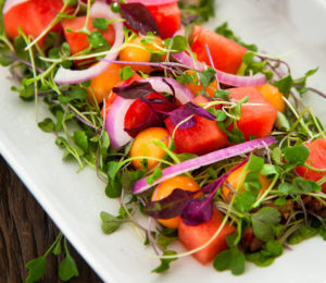 Watermelon And Cantaloupe Sweet Summer Salad