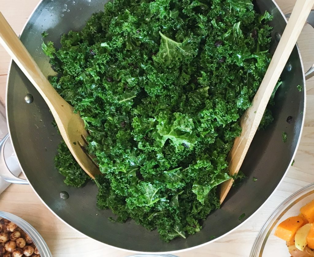 dairy free kale Caesar salad recipe